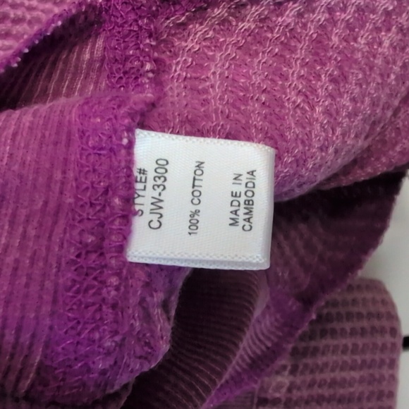 NEW Zenana Acid Wash Waffle Knit Shacket - Picture 7 of 7